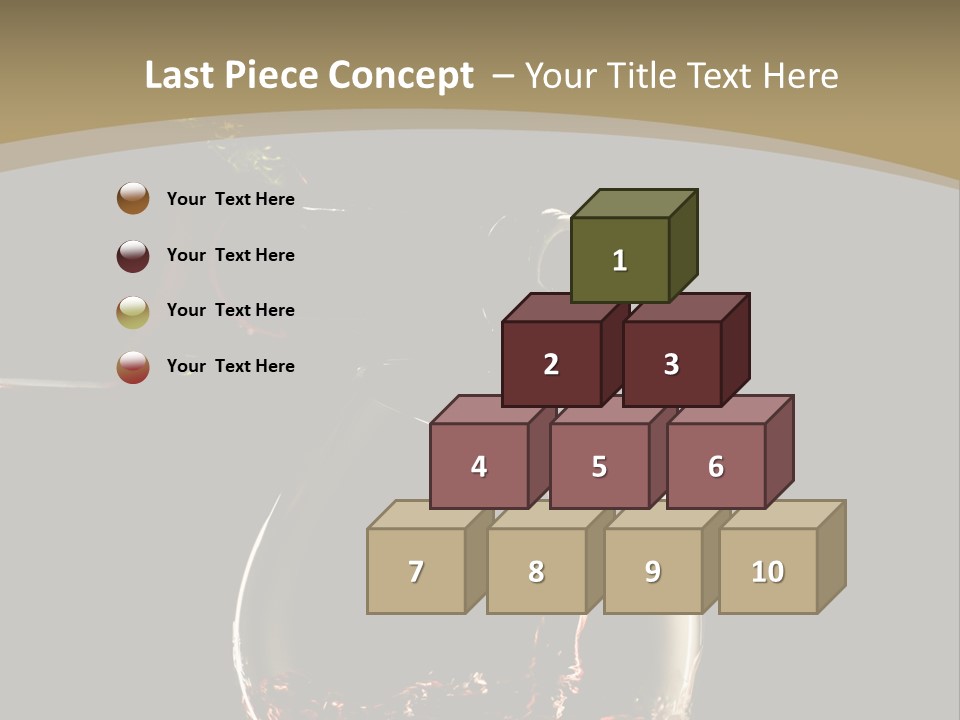 Celebrate Figure Refreshment PowerPoint Template