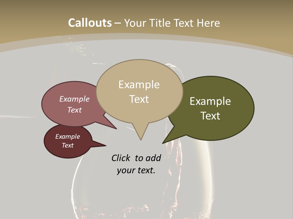 Celebrate Figure Refreshment PowerPoint Template