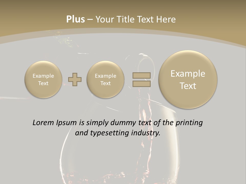 Celebrate Figure Refreshment PowerPoint Template