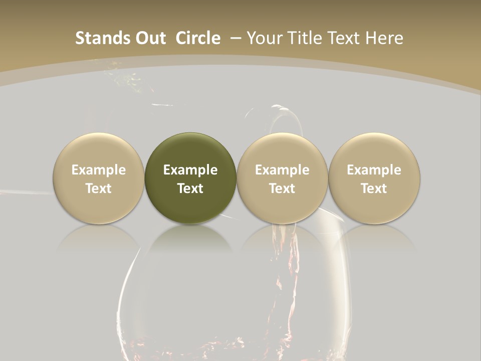 Celebrate Figure Refreshment PowerPoint Template