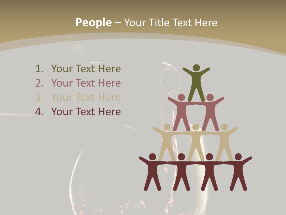 Celebrate Figure Refreshment PowerPoint Template