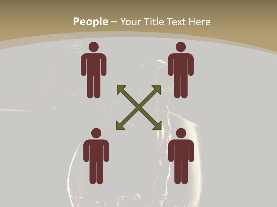 Celebrate Figure Refreshment PowerPoint Template