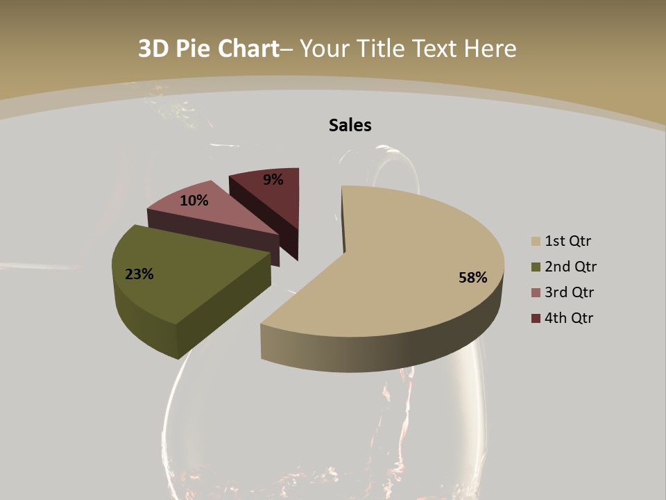 Celebrate Figure Refreshment PowerPoint Template
