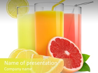 Refreshing Sweet Healthy PowerPoint Template