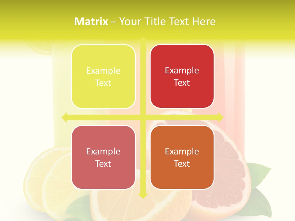 Refreshing Sweet Healthy PowerPoint Template