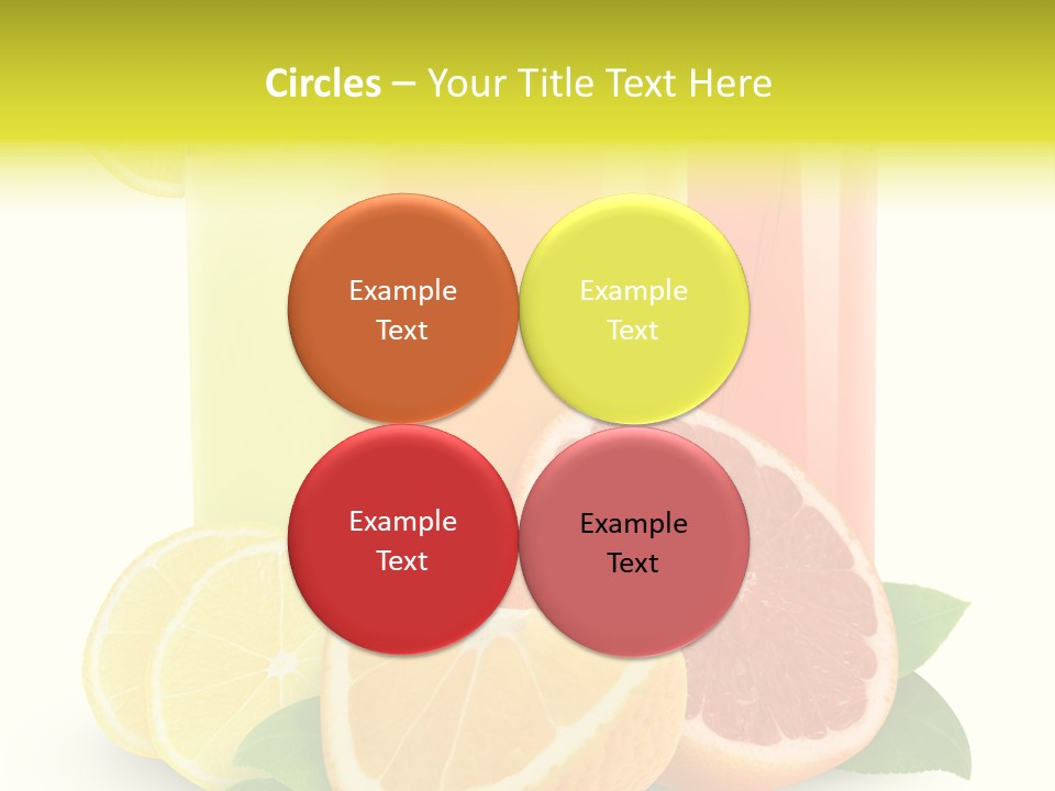 Refreshing Sweet Healthy PowerPoint Template