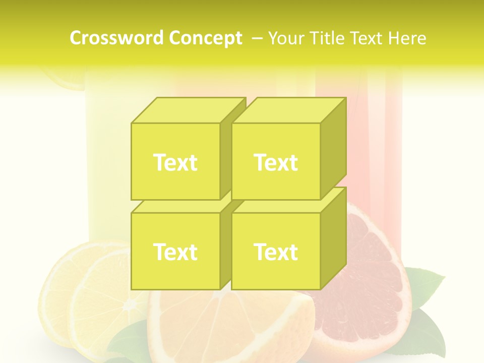 Refreshing Sweet Healthy PowerPoint Template