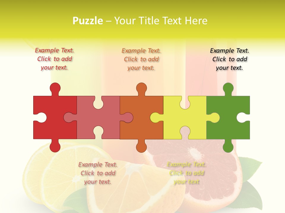 Refreshing Sweet Healthy PowerPoint Template