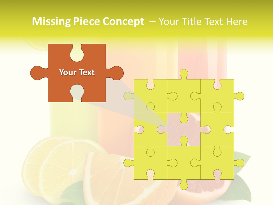 Refreshing Sweet Healthy PowerPoint Template