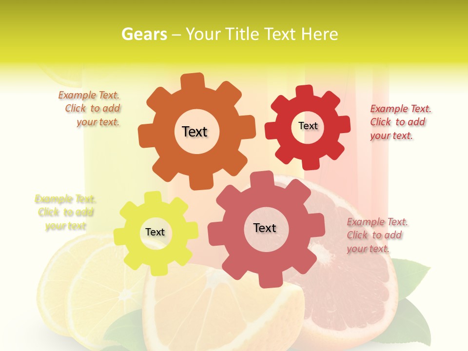 Refreshing Sweet Healthy PowerPoint Template