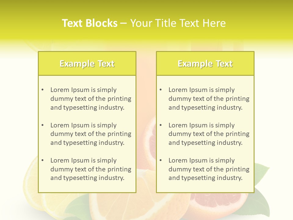 Refreshing Sweet Healthy PowerPoint Template