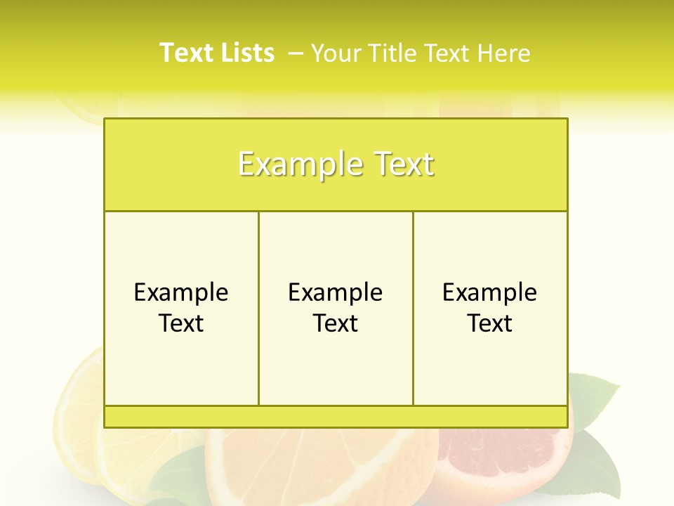 Refreshing Sweet Healthy PowerPoint Template