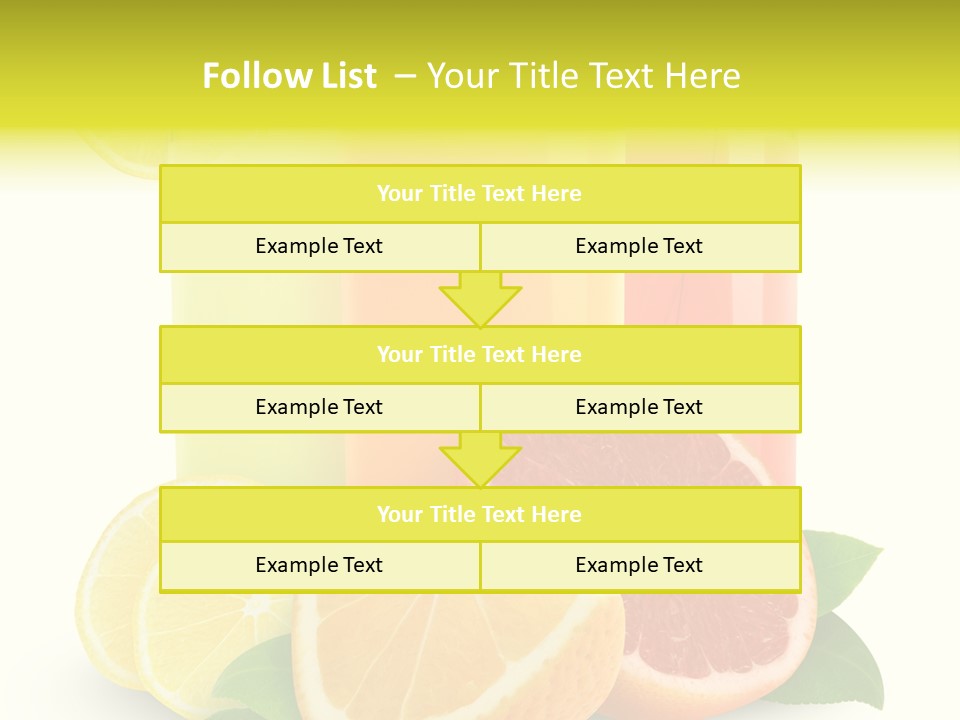 Refreshing Sweet Healthy PowerPoint Template