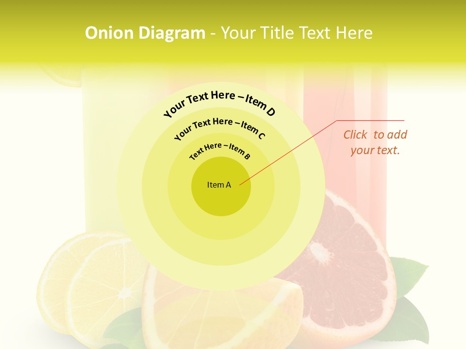 Refreshing Sweet Healthy PowerPoint Template