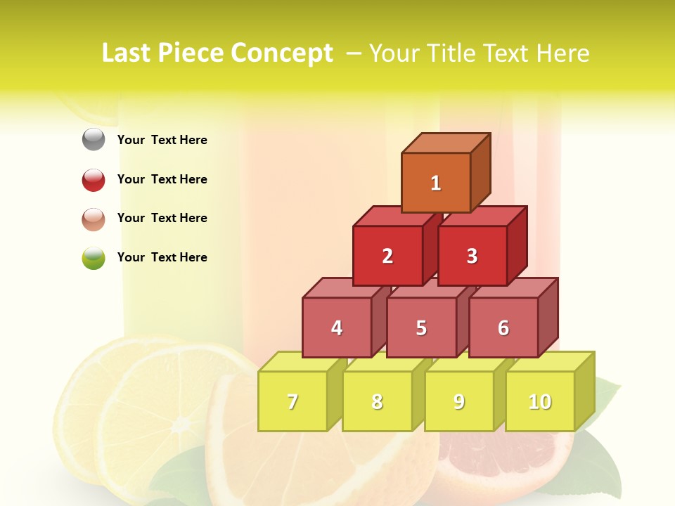 Refreshing Sweet Healthy PowerPoint Template