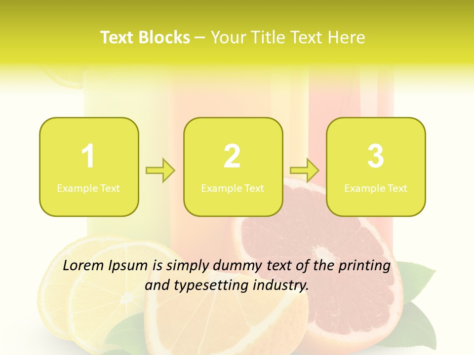 Refreshing Sweet Healthy PowerPoint Template