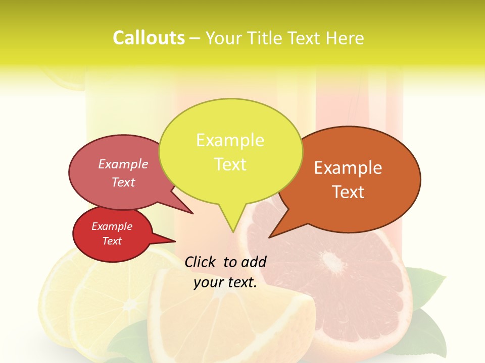 Refreshing Sweet Healthy PowerPoint Template