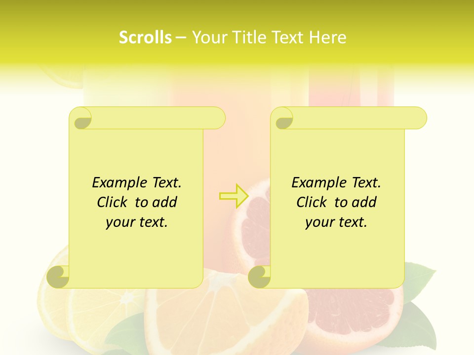 Refreshing Sweet Healthy PowerPoint Template