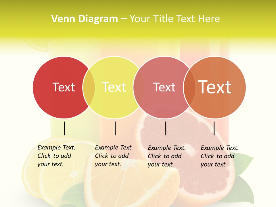 Refreshing Sweet Healthy PowerPoint Template