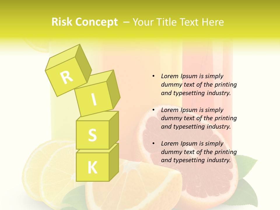 Refreshing Sweet Healthy PowerPoint Template