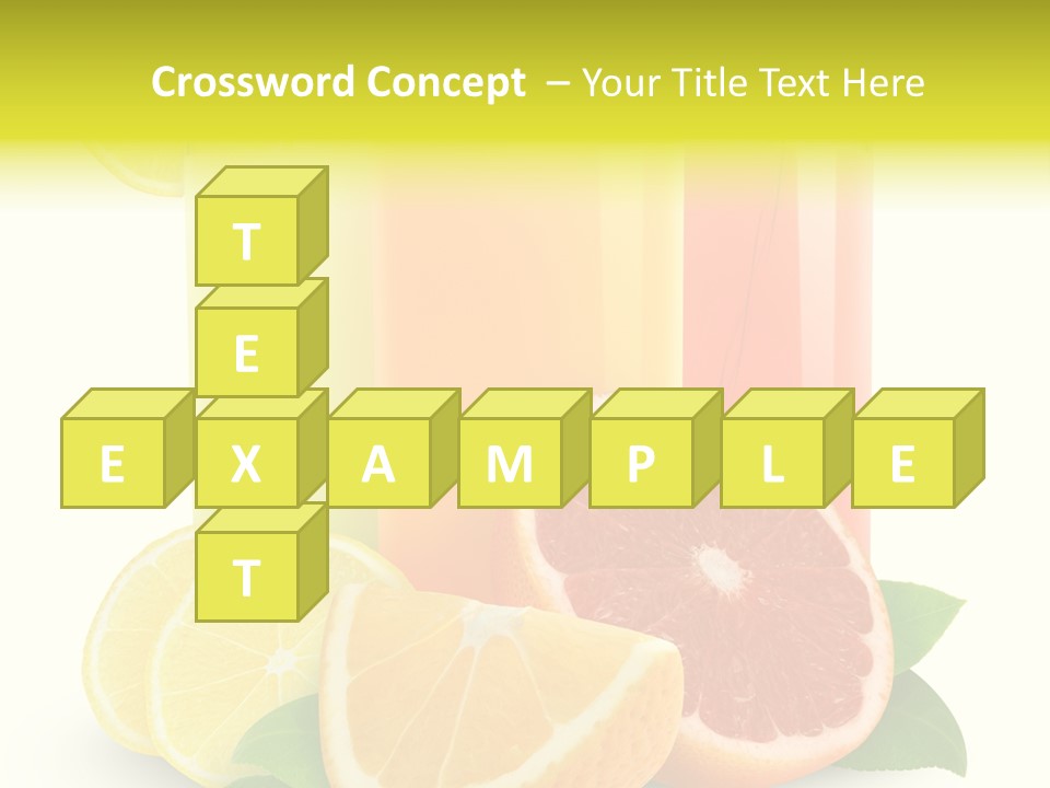 Refreshing Sweet Healthy PowerPoint Template
