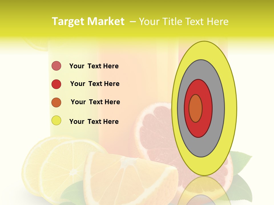 Refreshing Sweet Healthy PowerPoint Template