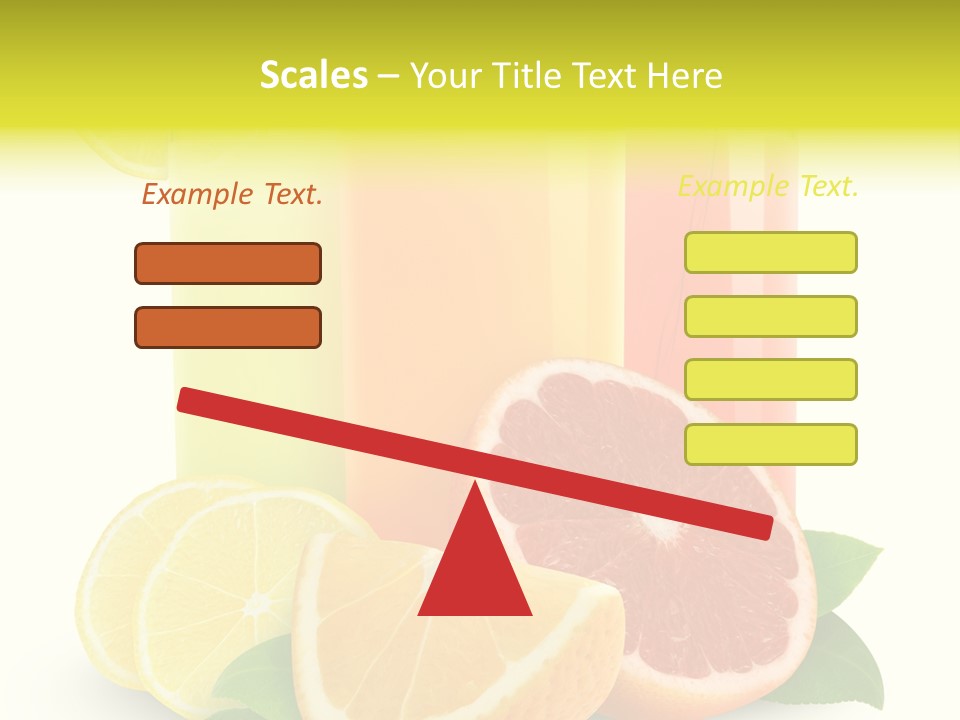 Refreshing Sweet Healthy PowerPoint Template