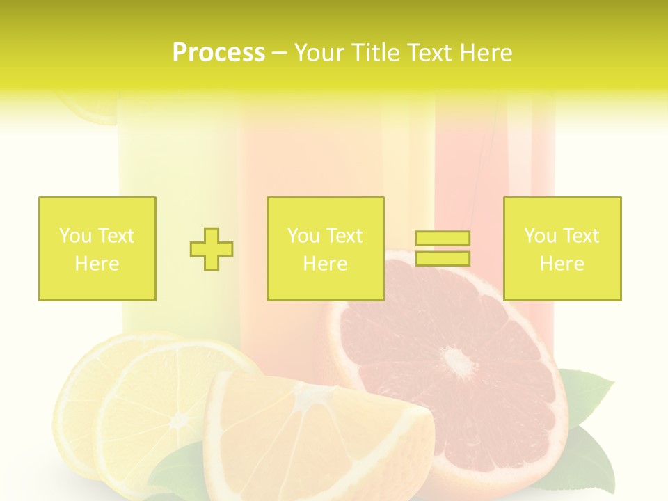Refreshing Sweet Healthy PowerPoint Template