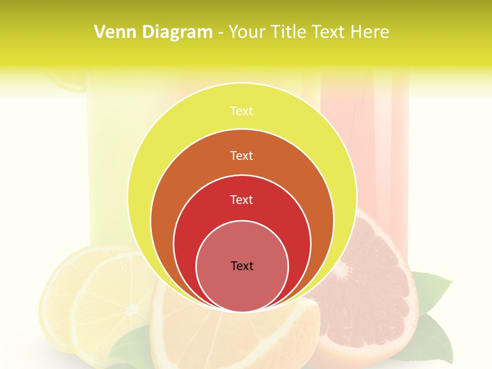 Refreshing Sweet Healthy PowerPoint Template