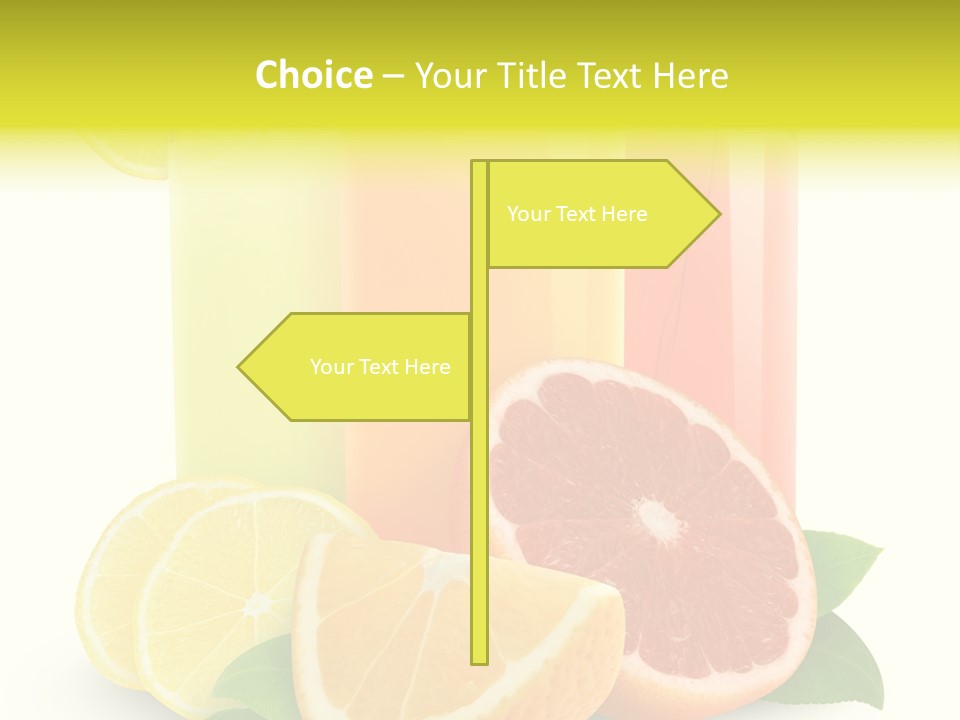 Refreshing Sweet Healthy PowerPoint Template