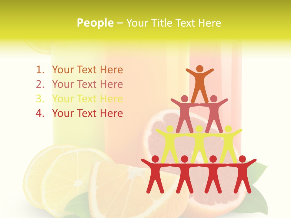 Refreshing Sweet Healthy PowerPoint Template