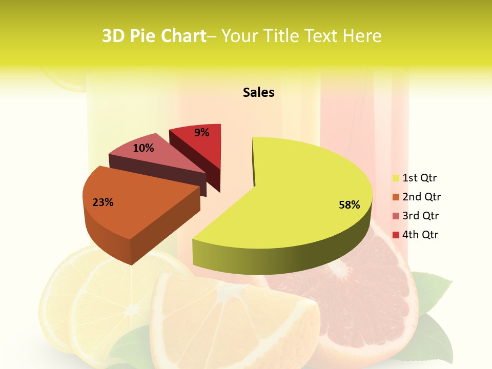 Refreshing Sweet Healthy PowerPoint Template
