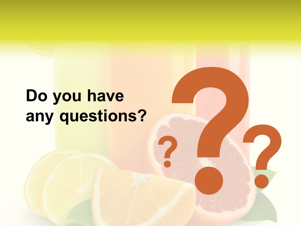 Refreshing Sweet Healthy PowerPoint Template