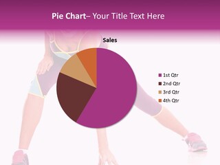 Sporty Thin Woman PowerPoint Template