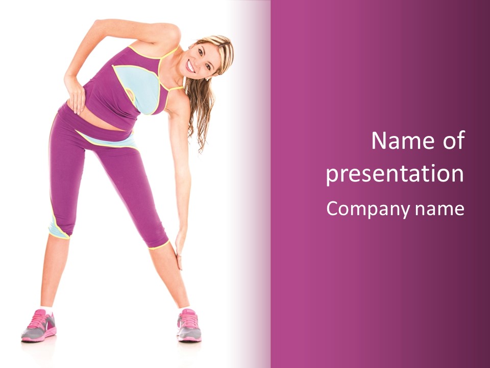 Gym Body Background PowerPoint Template