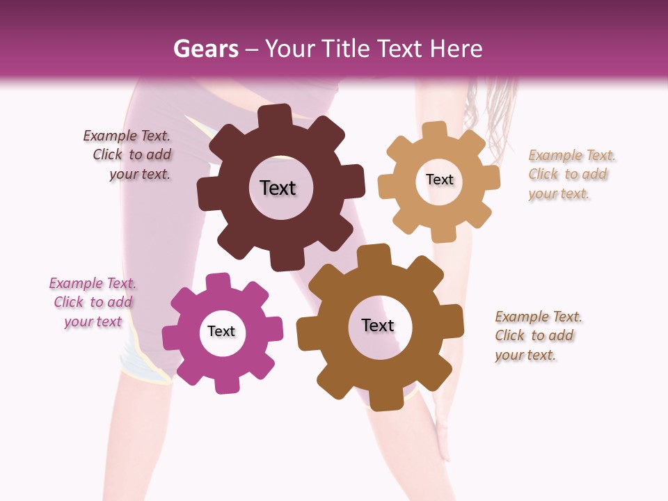 Gym Body Background PowerPoint Template