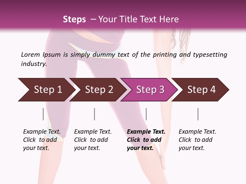 Gym Body Background PowerPoint Template