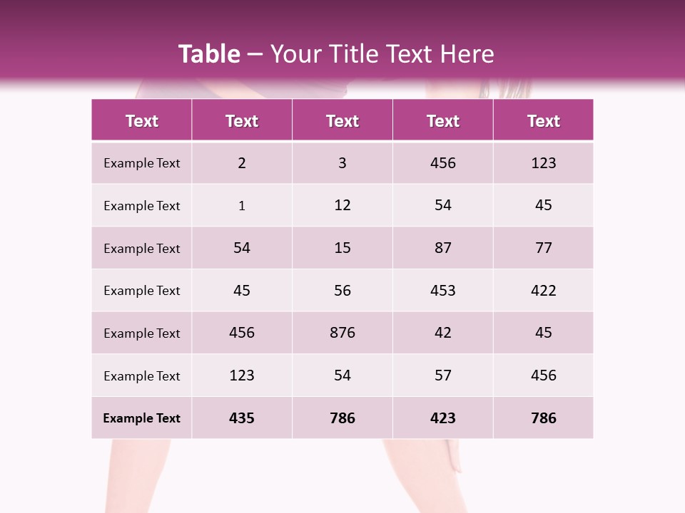 Gym Body Background PowerPoint Template