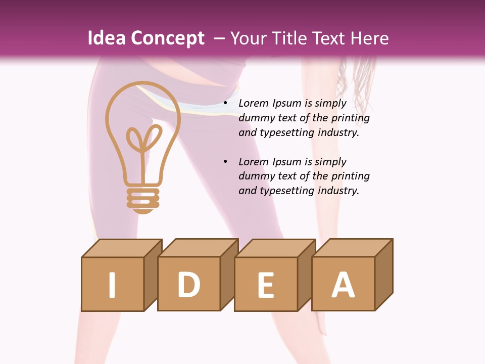 Gym Body Background PowerPoint Template