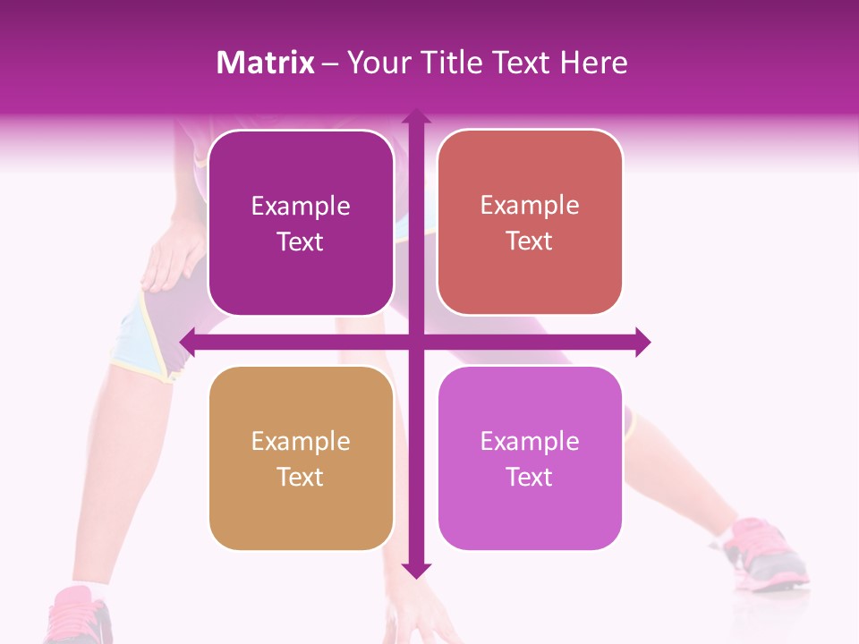 Young Sportive Latinamerican PowerPoint Template