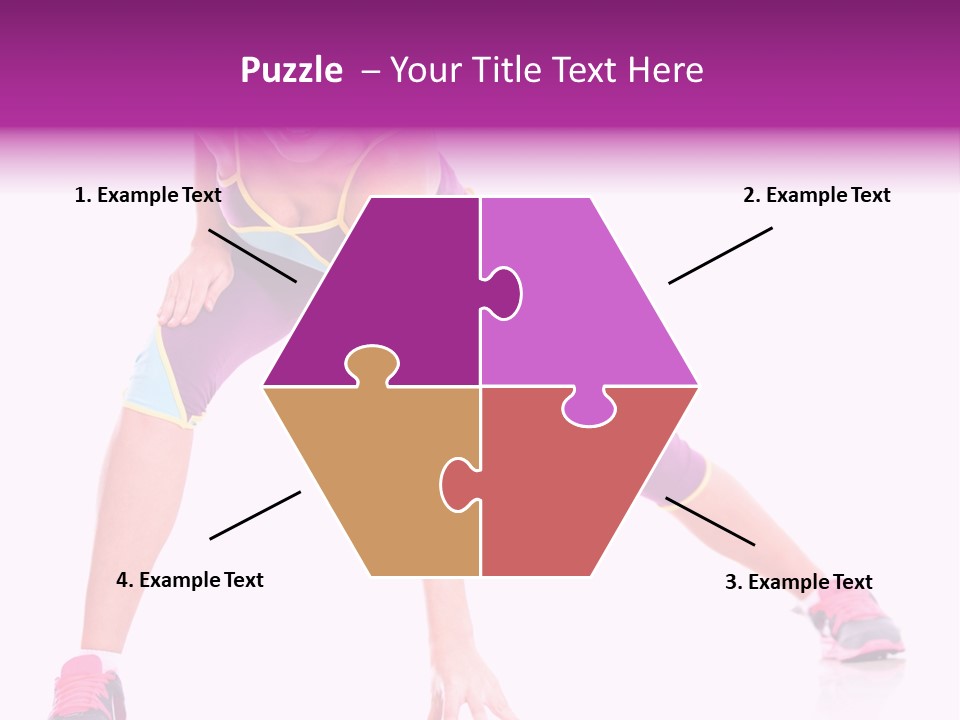 Young Sportive Latinamerican PowerPoint Template