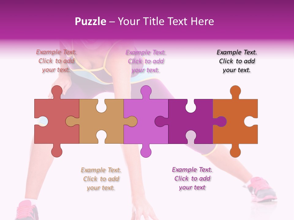 Young Sportive Latinamerican PowerPoint Template