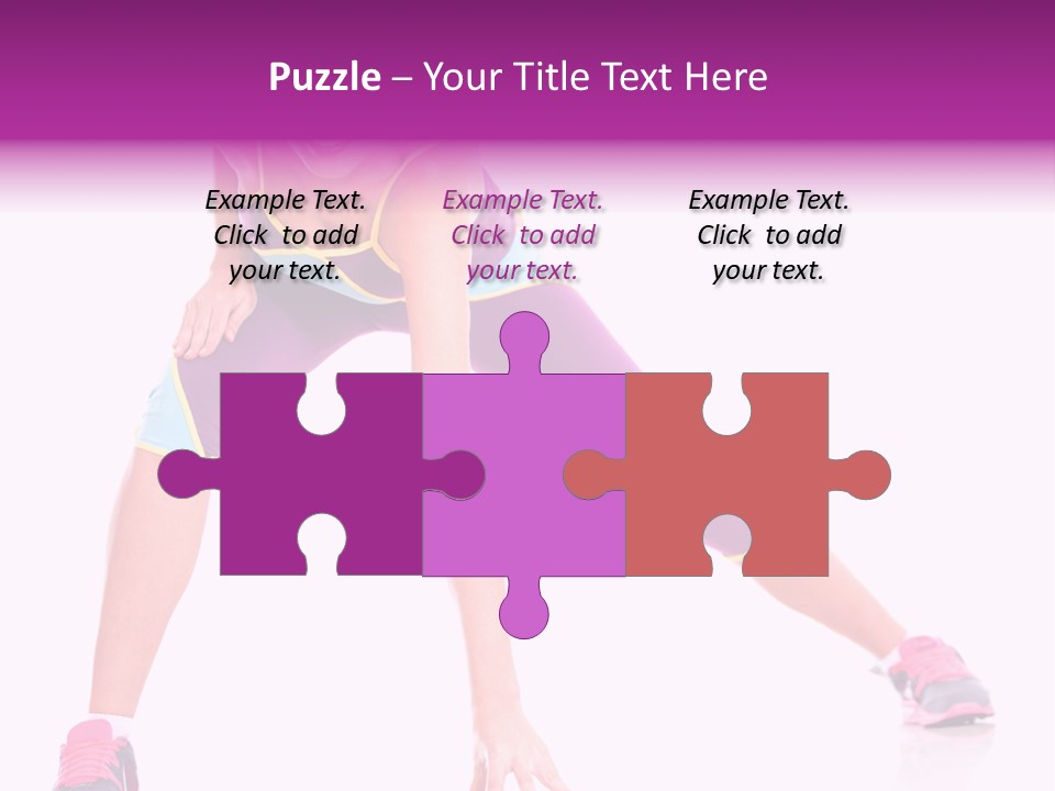 Young Sportive Latinamerican PowerPoint Template