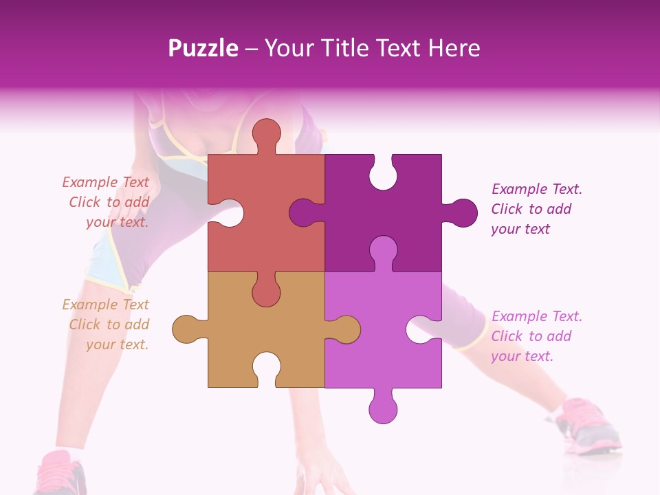 Young Sportive Latinamerican PowerPoint Template