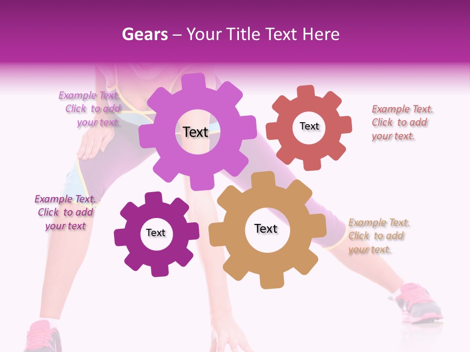 Young Sportive Latinamerican PowerPoint Template