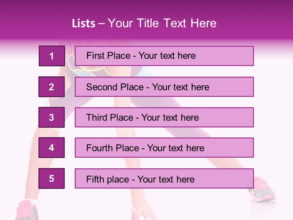 Young Sportive Latinamerican PowerPoint Template