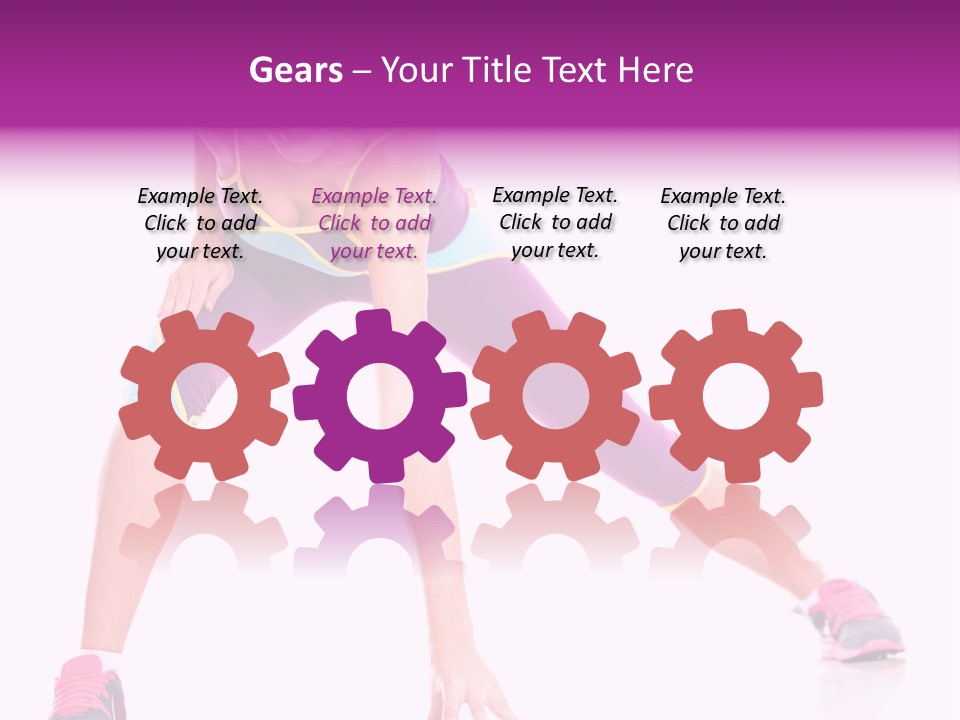 Young Sportive Latinamerican PowerPoint Template