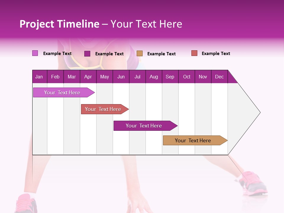 Young Sportive Latinamerican PowerPoint Template