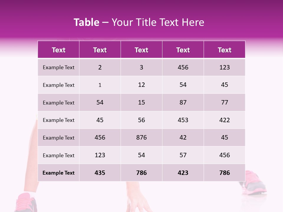 Young Sportive Latinamerican PowerPoint Template