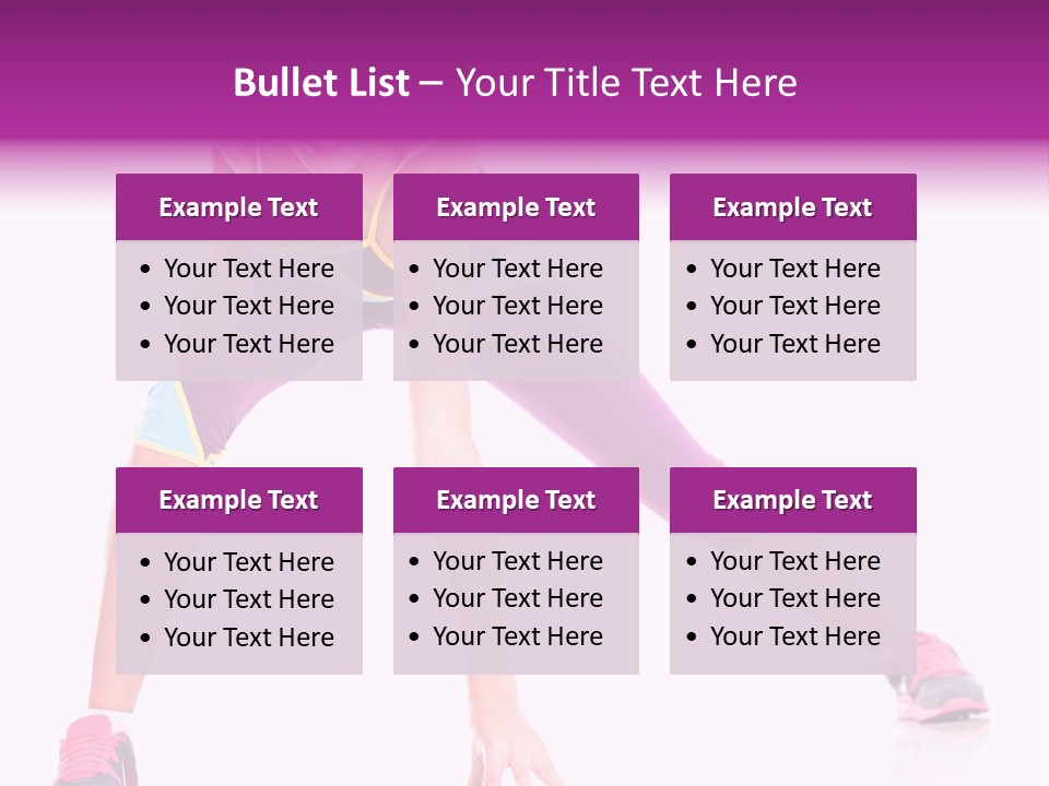 Young Sportive Latinamerican PowerPoint Template